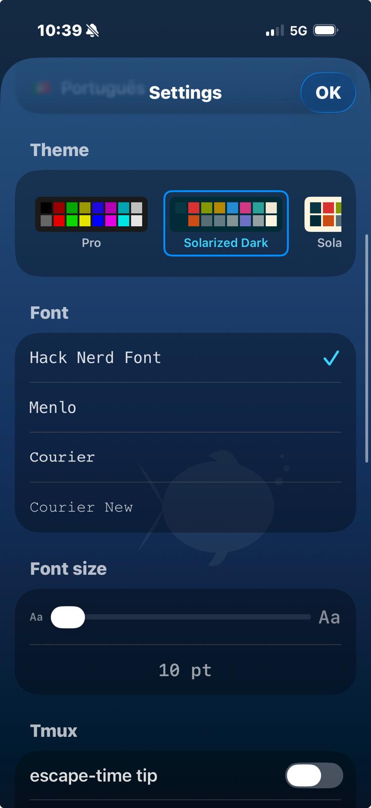 Theme picker